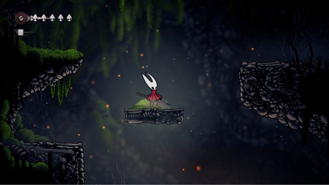 Hollow Knight Silksong. Моховой Грот (обучение)