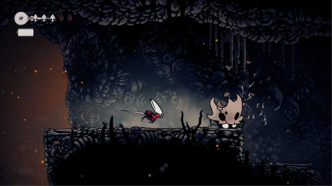 Hollow Knight Silksong. Моховой Грот (обучение)