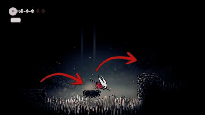 Hollow Knight Silksong. Моховой Грот (обучение)