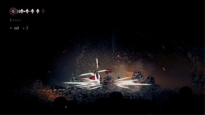 Hollow Knight Silksong. Моховой Грот (обучение)