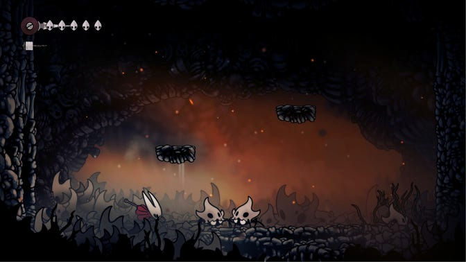 Hollow Knight Silksong. Моховой Грот (обучение)