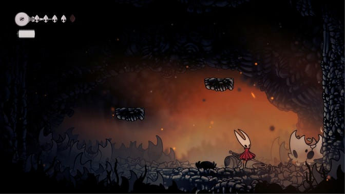 Hollow Knight Silksong. Моховой Грот (обучение)