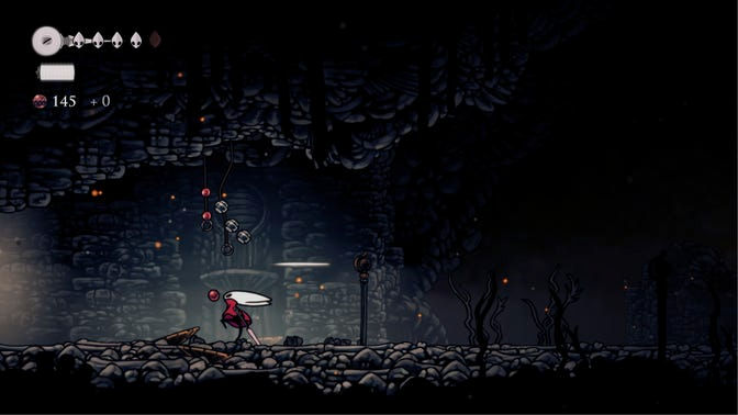 Hollow Knight Silksong. Моховой Грот (обучение)