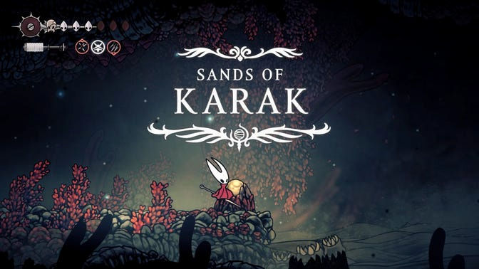 Hollow Knight Silksong. Пески Карака