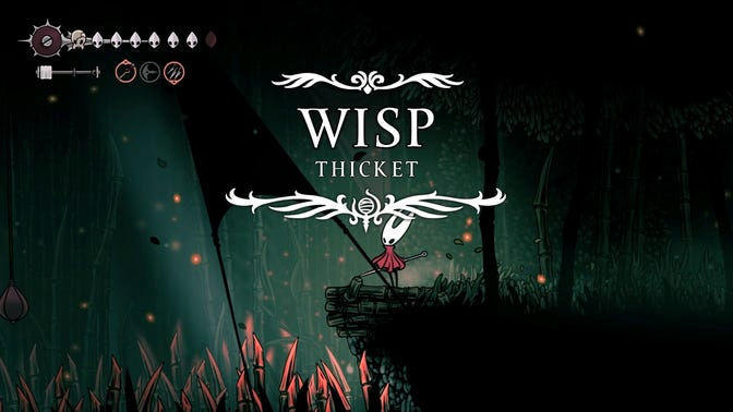 Hollow Knight Silksong. Чаща огонька