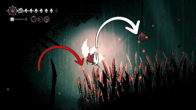 Hollow Knight Silksong. Чаща огонька