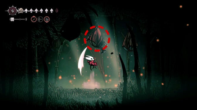 Hollow Knight Silksong. Чаща огонька