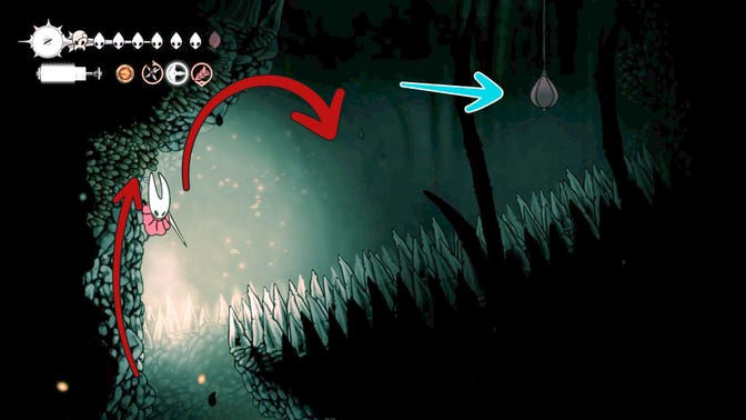 Hollow Knight Silksong. Чаща огонька