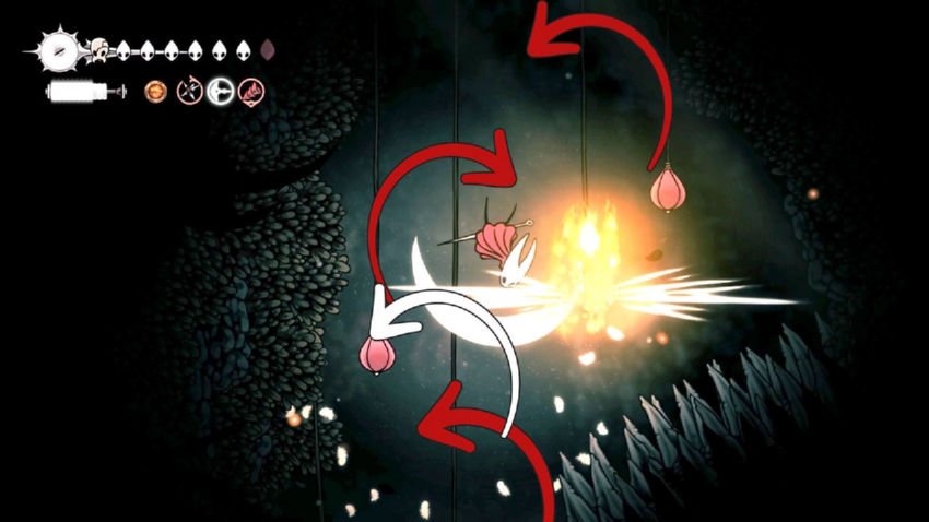 Hollow Knight Silksong. Чаща огонька