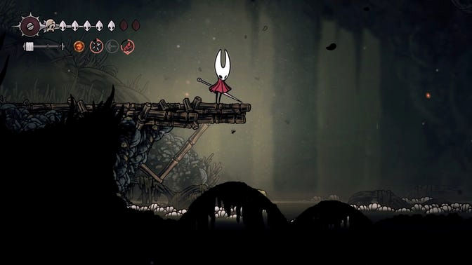 Hollow Knight Silksong. Чаща огонька