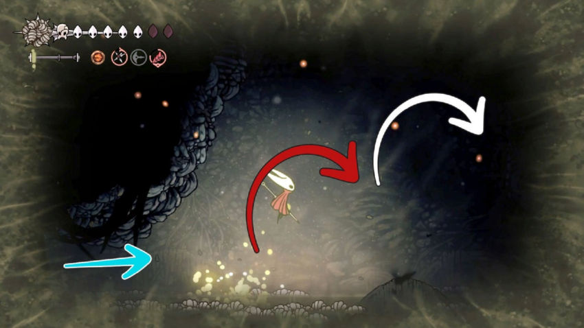 Hollow Knight Silksong. Чаща огонька