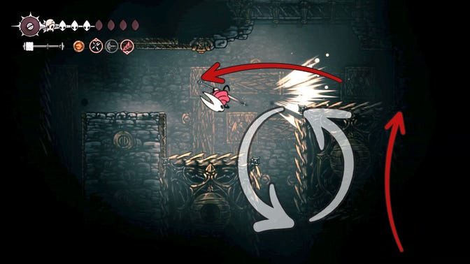 Hollow Knight Silksong. Чаща огонька