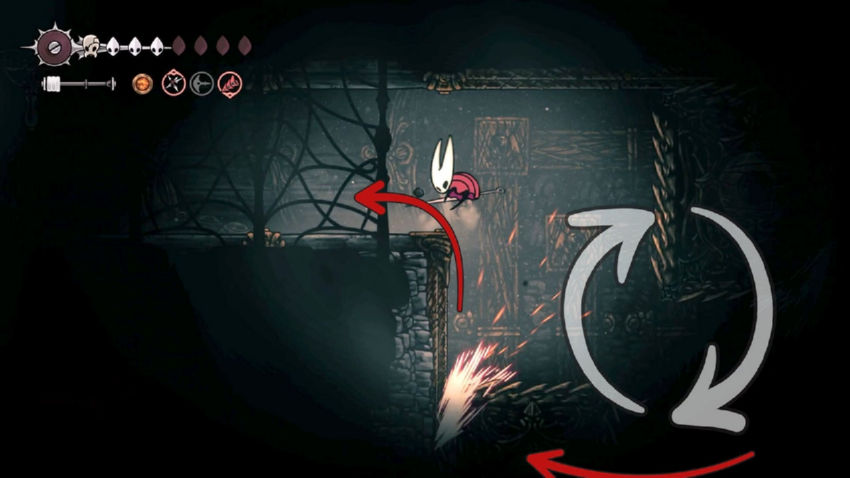 Hollow Knight Silksong. Чаща огонька