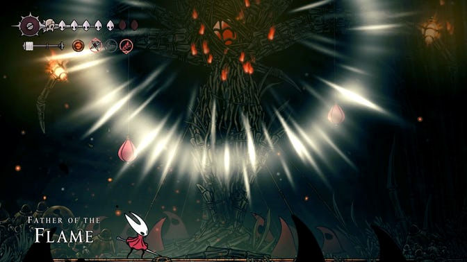 Hollow Knight Silksong. Чаща огонька