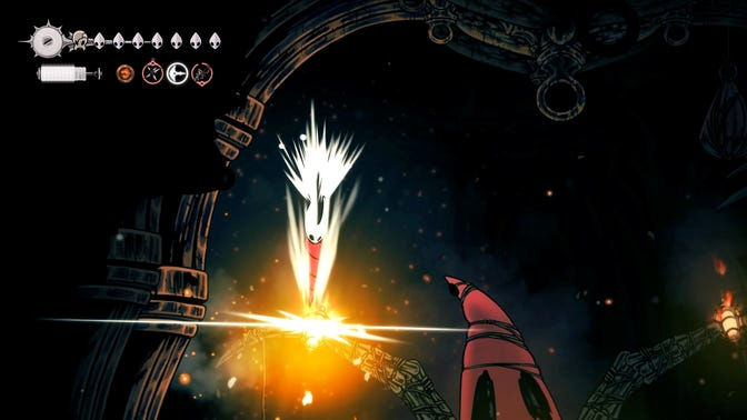 Hollow Knight Silksong. Чаща огонька