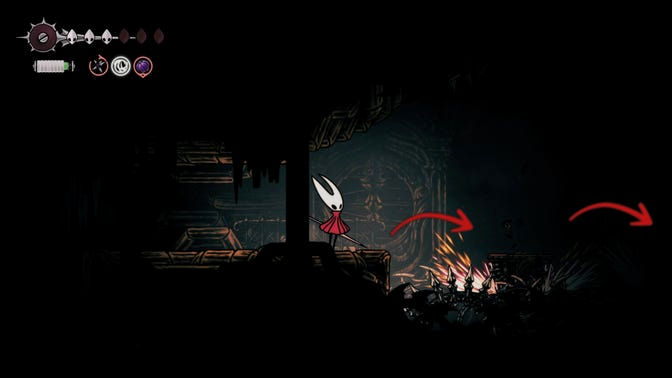 Hollow Knight Silksong. Подземелье