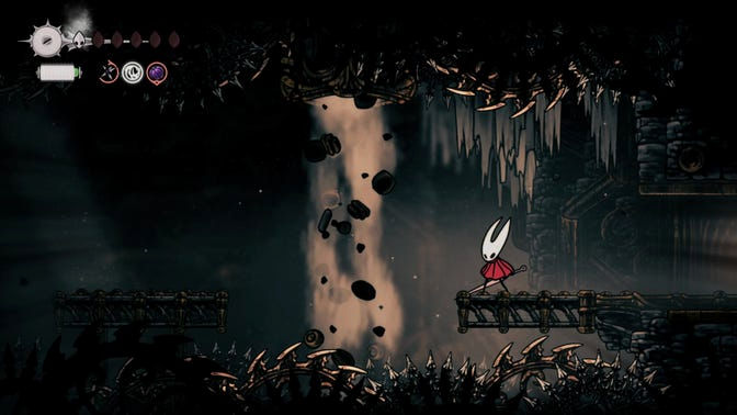 Hollow Knight Silksong. Подземелье