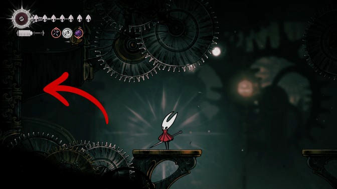 Hollow Knight Silksong. Верхнее ядро часового механизма