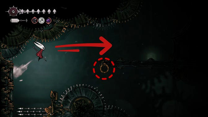 Hollow Knight Silksong. Верхнее ядро часового механизма