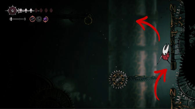 Hollow Knight Silksong. Верхнее ядро часового механизма