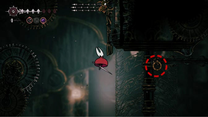 Hollow Knight Silksong. Верхнее ядро часового механизма