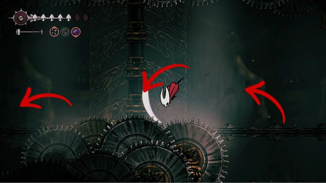 Hollow Knight Silksong. Верхнее ядро часового механизма