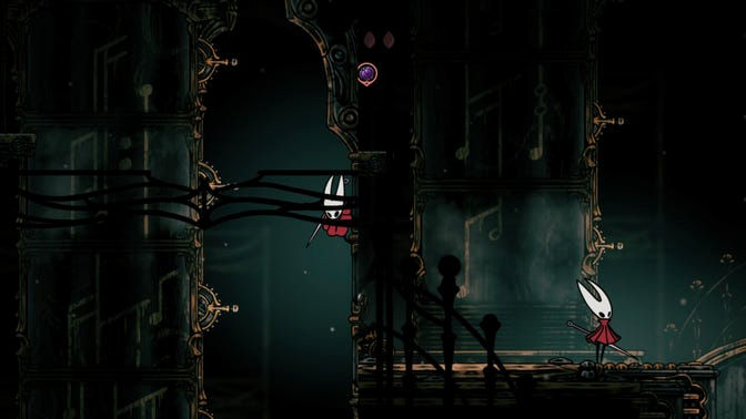 Hollow Knight Silksong. Верхнее ядро часового механизма