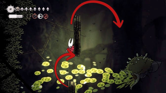 Hollow Knight Silksong. Желчные воды