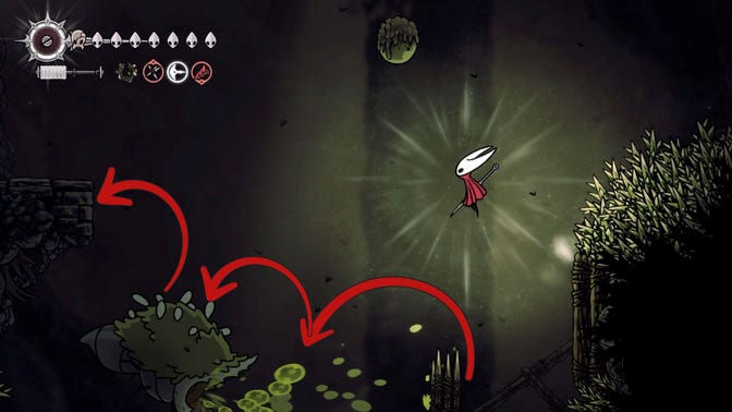 Hollow Knight Silksong. Желчные воды