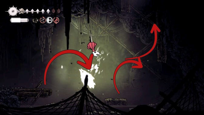 Hollow Knight Silksong. Желчные воды