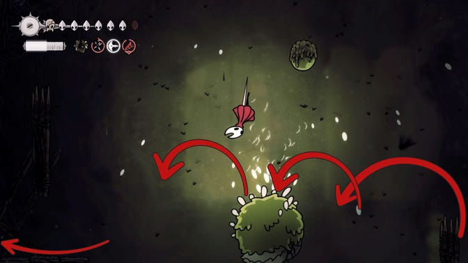 Hollow Knight Silksong. Желчные воды