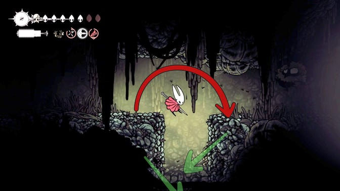 Hollow Knight Silksong. Желчные воды