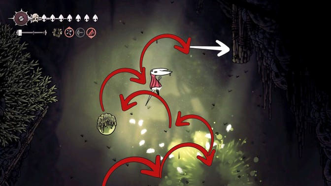 Hollow Knight Silksong. Желчные воды