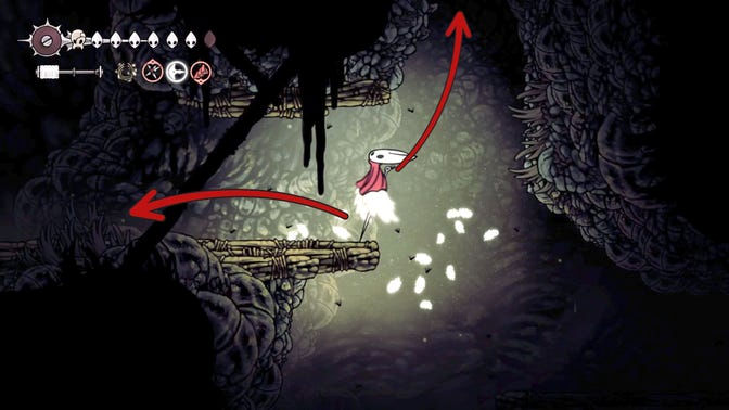 Hollow Knight Silksong. Желчные воды