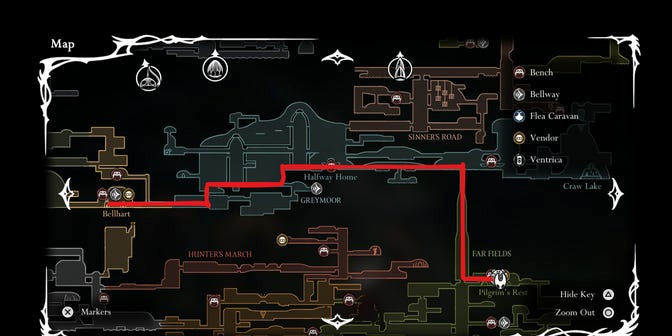 Hollow Knight Silksong. Побочные квесты