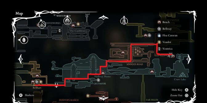 Hollow Knight Silksong. Побочные квесты