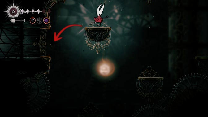 Hollow Knight Silksong. Нижнее ядро ​​часового механизма