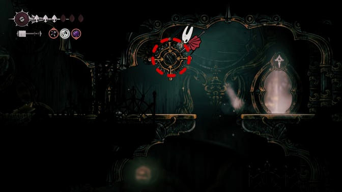 Hollow Knight Silksong. Нижнее ядро ​​часового механизма