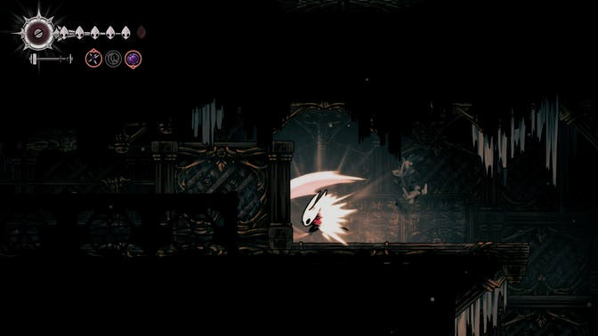 Hollow Knight Silksong. Нижнее ядро ​​часового механизма