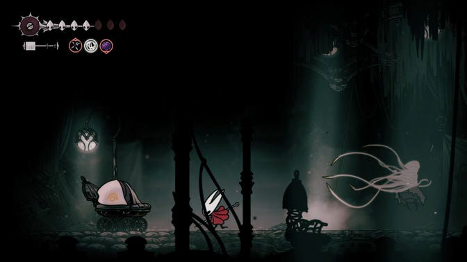 Hollow Knight Silksong. Белое отделение (Whiteward)