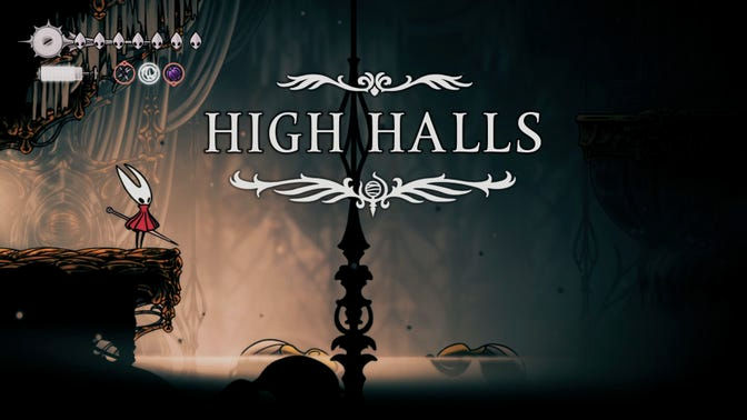 Hollow Knight Silksong. Высокие Чертоги