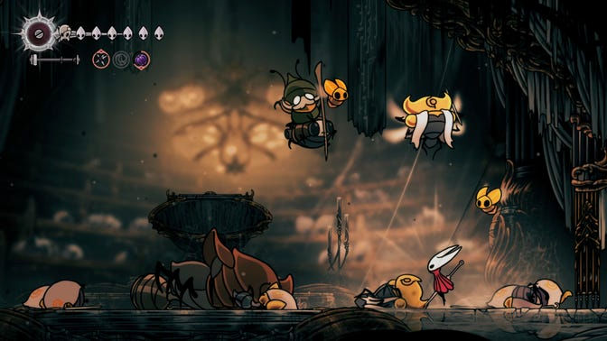 Hollow Knight Silksong. Высокие Чертоги