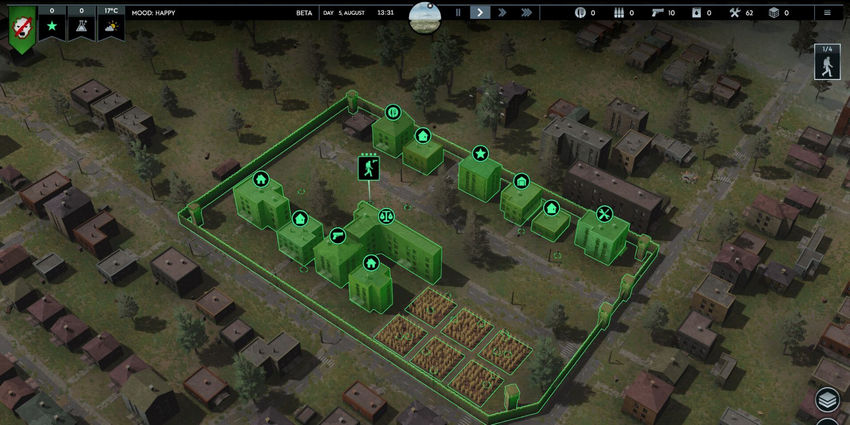 Infection Free Zone. Построить склад