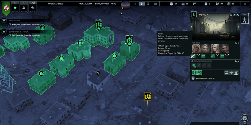 Infection Free Zone. Экипировать оружие