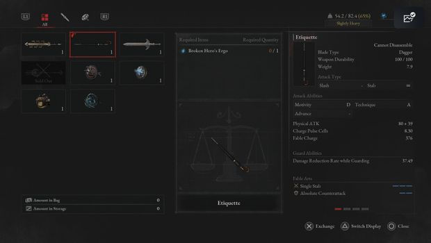 Lies of P. Где оружие