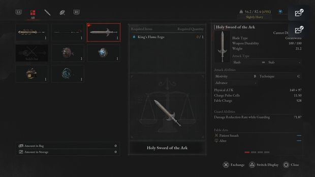 Lies of P. Где оружие