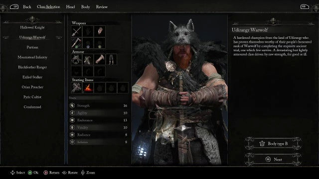 Lords of the Fallen 2023. Классы