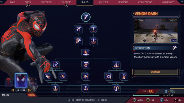 Marvel Человек-паук 2. Навыки