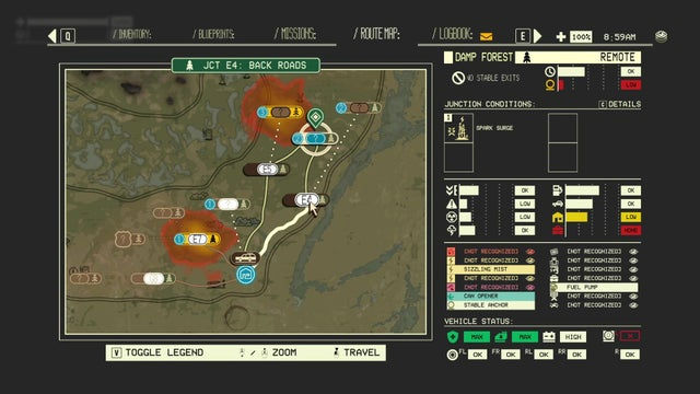 Pacific Drive. Прохождение