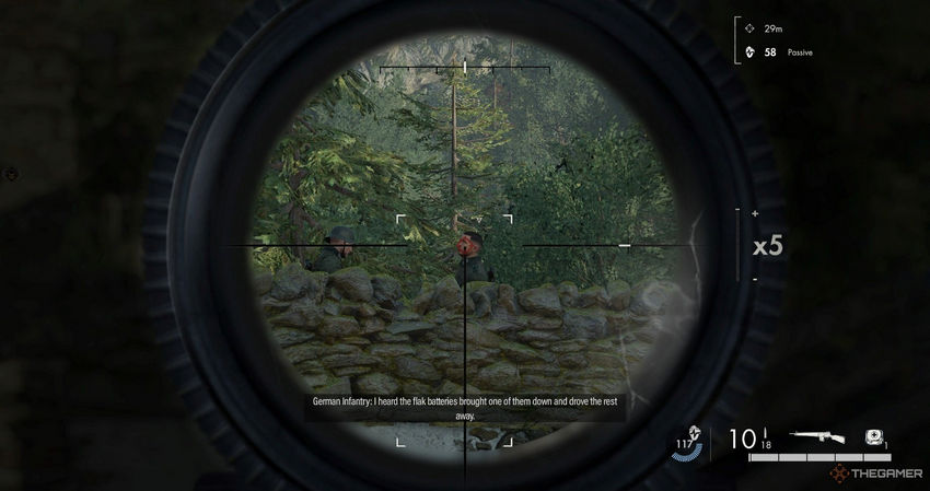 Sniper Elite Resistance. Простреливаемые органы